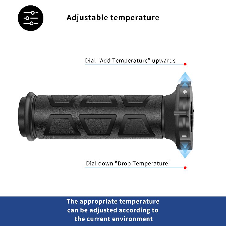 Universal Winter Scooter Handlebar Heating Heated Grips Motorcycle
