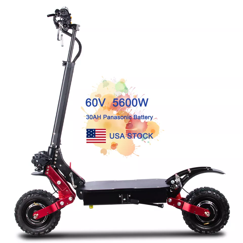  Alibaba fastest 85km/h patinetes electricos/ 5600W dual motor electric scooter for adults