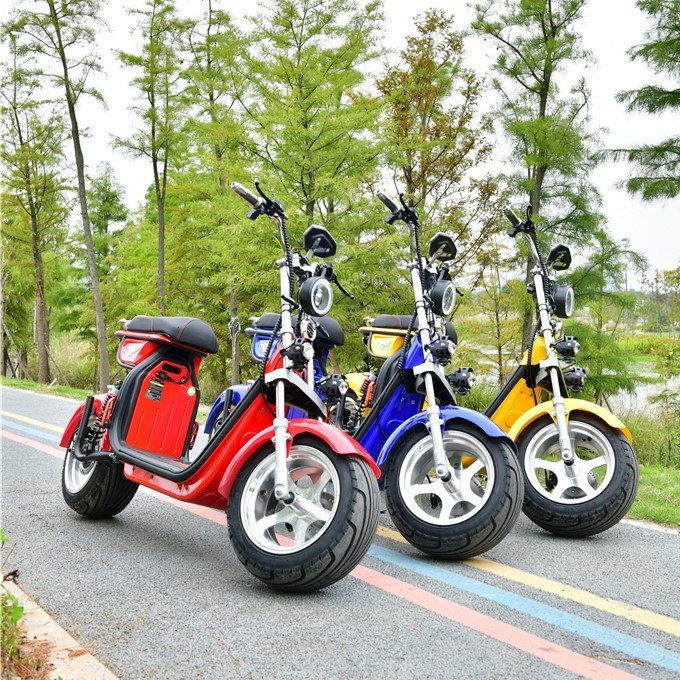 2024 Hot Recommend Fatglider With Fat Tire Citycoco Golf Use Electric Scooter For Golf Club Use