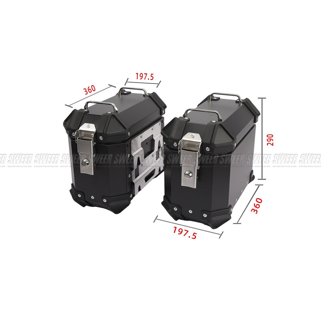 150cc scooter parts 18L top box motorcycle metal side box for nmax 155