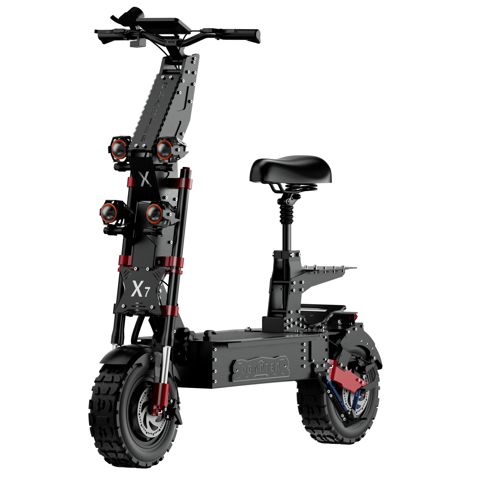 High quality OBARTER X7 150km 14inch 8000W electric scooter with lights