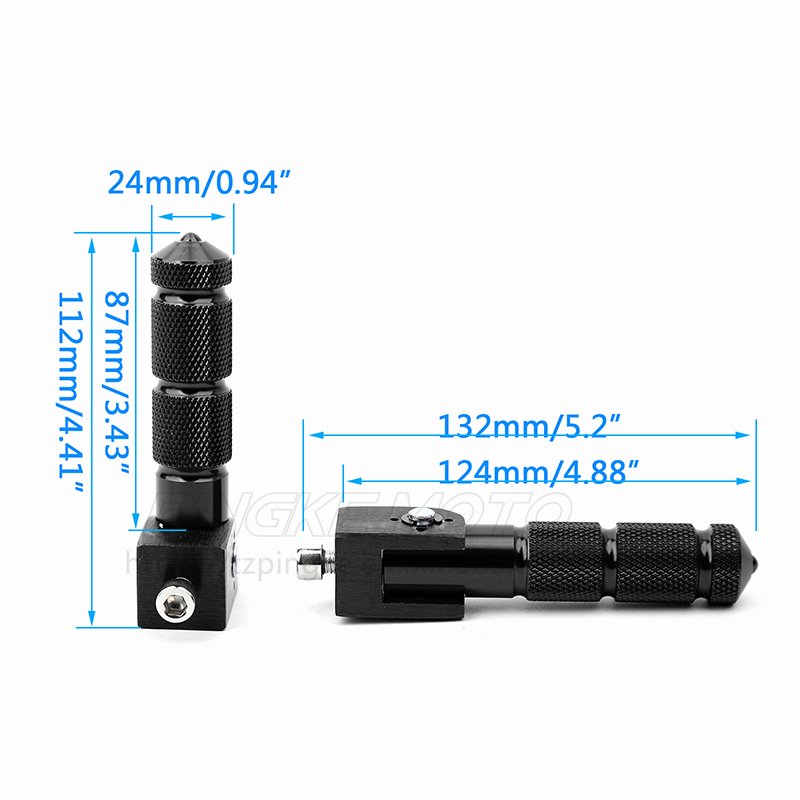 Motorcycle with high-quality aluminum alloy folding pedals M8 Pedals Motorcycle universal modification accessories
