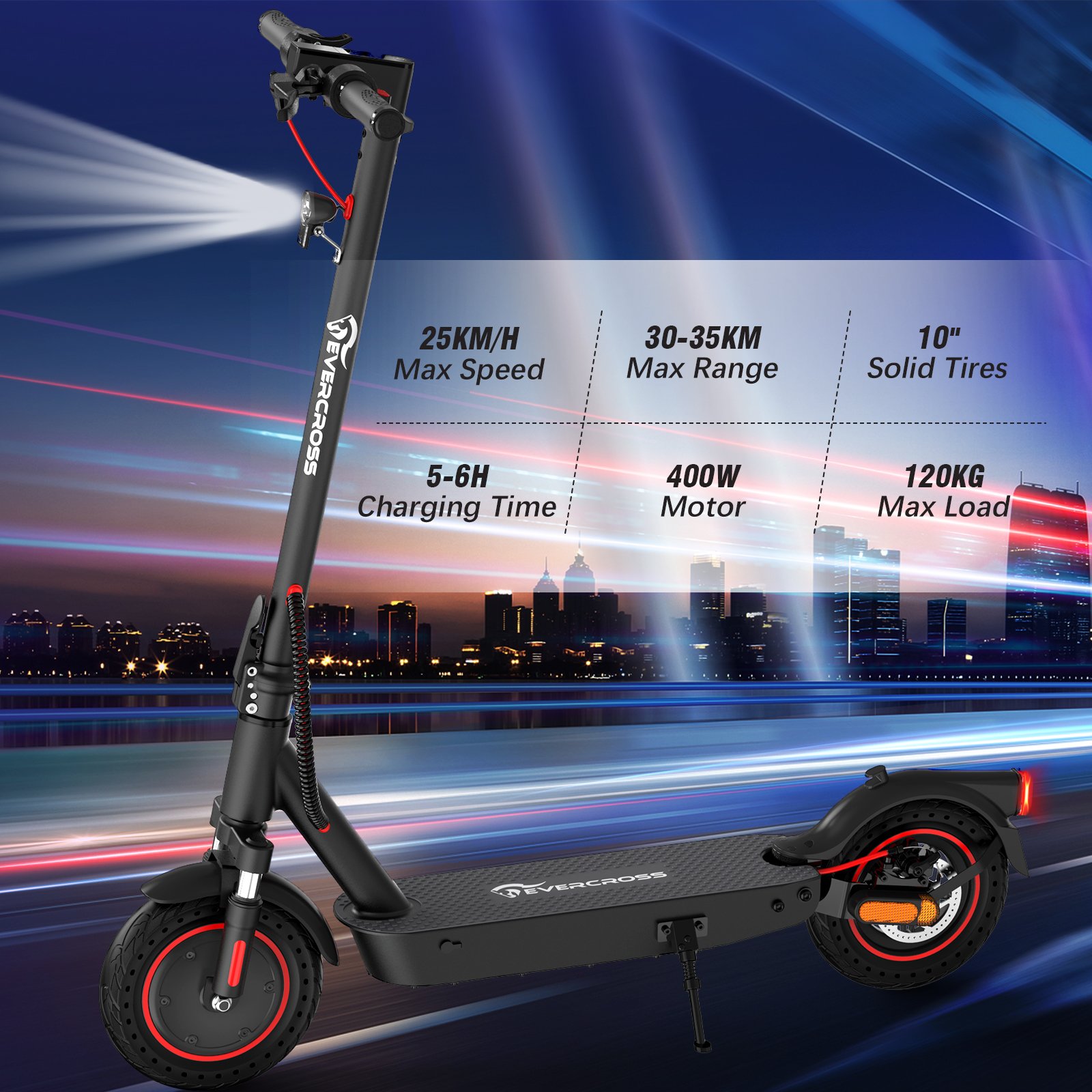 EVERCROSS low price self balancing electric scooter germany 400W 10.4AH lightweight folding electric mobility scooter abe