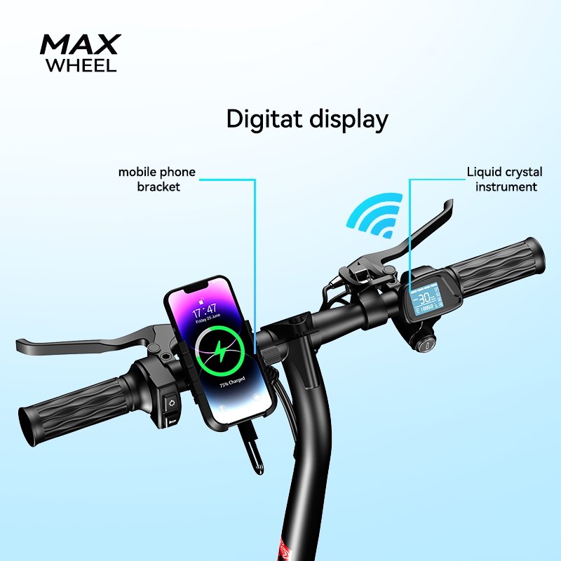 Portable Folding Commuting Scooter Electric Scooter for youth adults height adjustable 1000 W electric scooter