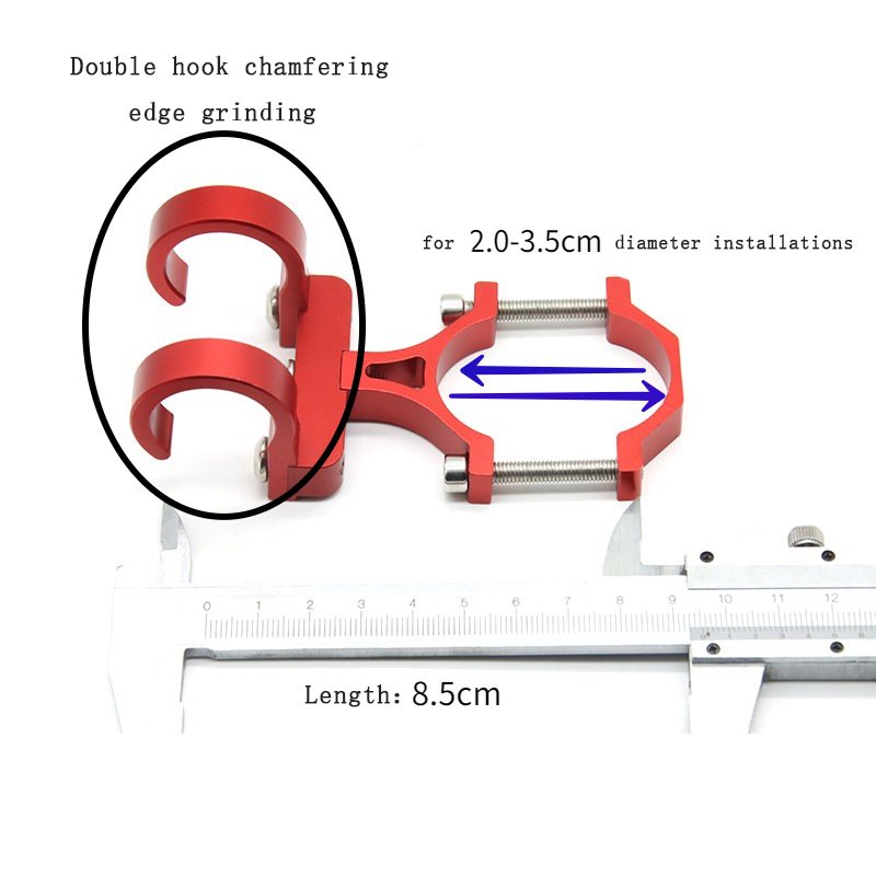 Electric Scooter Front Hanger Hook Aluminum Bags Double Hook for Motorcycle Scooter Hanger Gadget Claw Scooter Parts