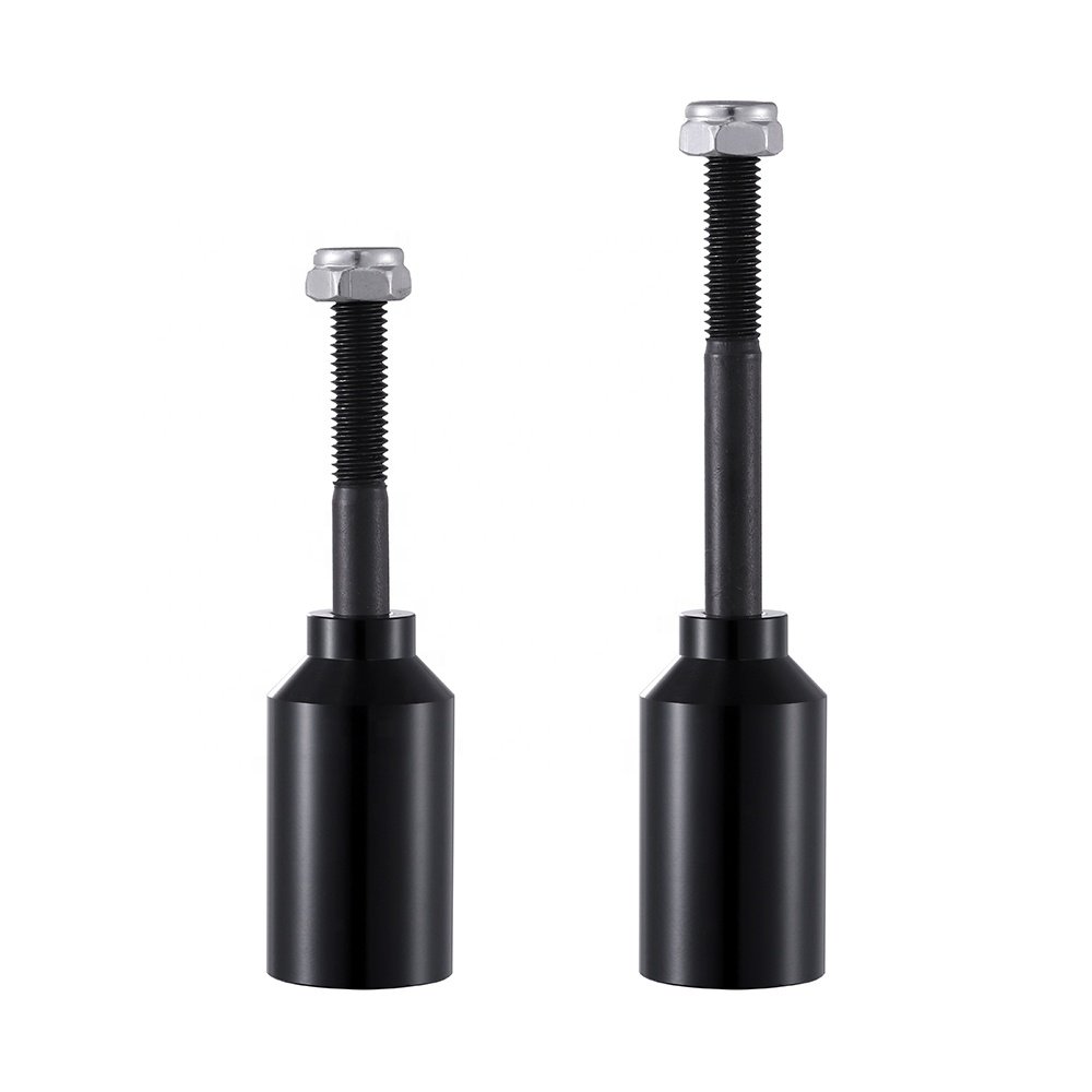 Huoli Wholesale Pro Scooter Pegs Park Stunt Scooter Parts Deck Ends CNC Aluminum Pegs with Strong Axle Hardware for Scootering