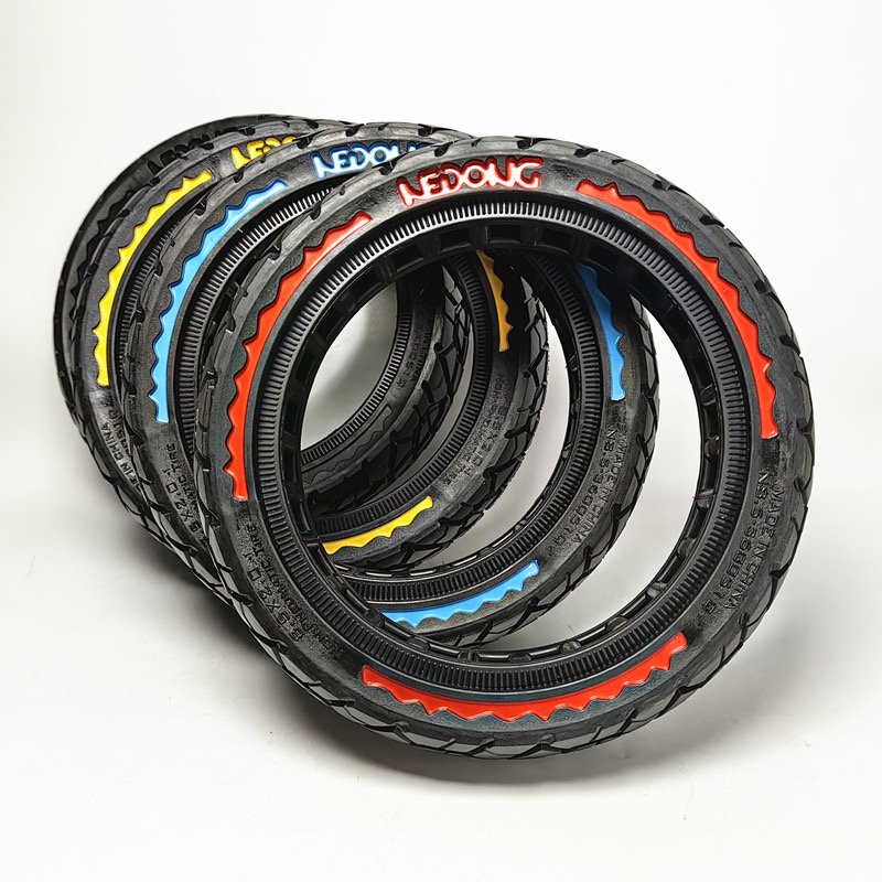 New Image 8.5*2.0 Off Road Solid Tire 8.5 inch Colorful Solid Tyre for Xiaomi M365/Pro/Pro 2/1S Scooter Tyre replacement