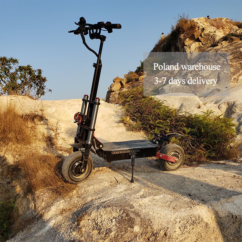 Electric Scooter Adults 5600W 6000W Dual Motors 60Miles Long Range 85KM/HSpeed ZonDoo ZO03 Off Road Adult Electric Scooter
