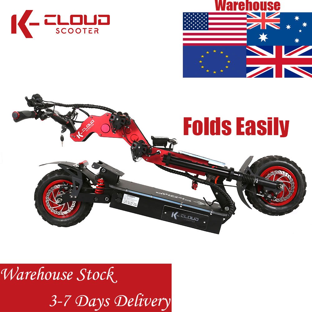 Self-branded R&D 8000W 10000W 72V Powerful Adult Fast Foldable All Terrain Electric Scooter Long Range Dual Motor E Scooter