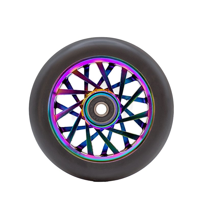 Factory Direct LZ14 110mm Bird Nest Shape Aluminum Pro Scooter Wheels 88A Electric Scooters Stunt Scooter Parts Durable Metal PU