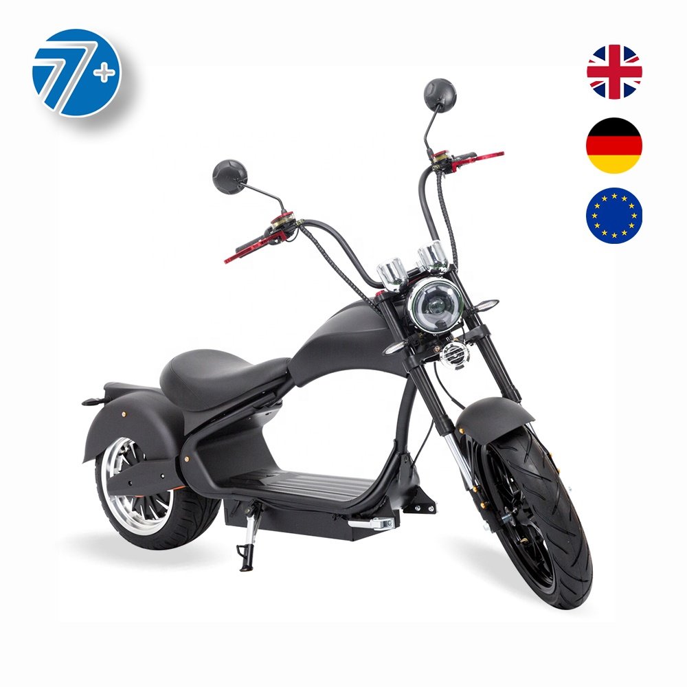 2023 Hot Selling 3000w 45km/h Electric Scooters Moped Motorcycle Citycoco MH3 Chopper Adult