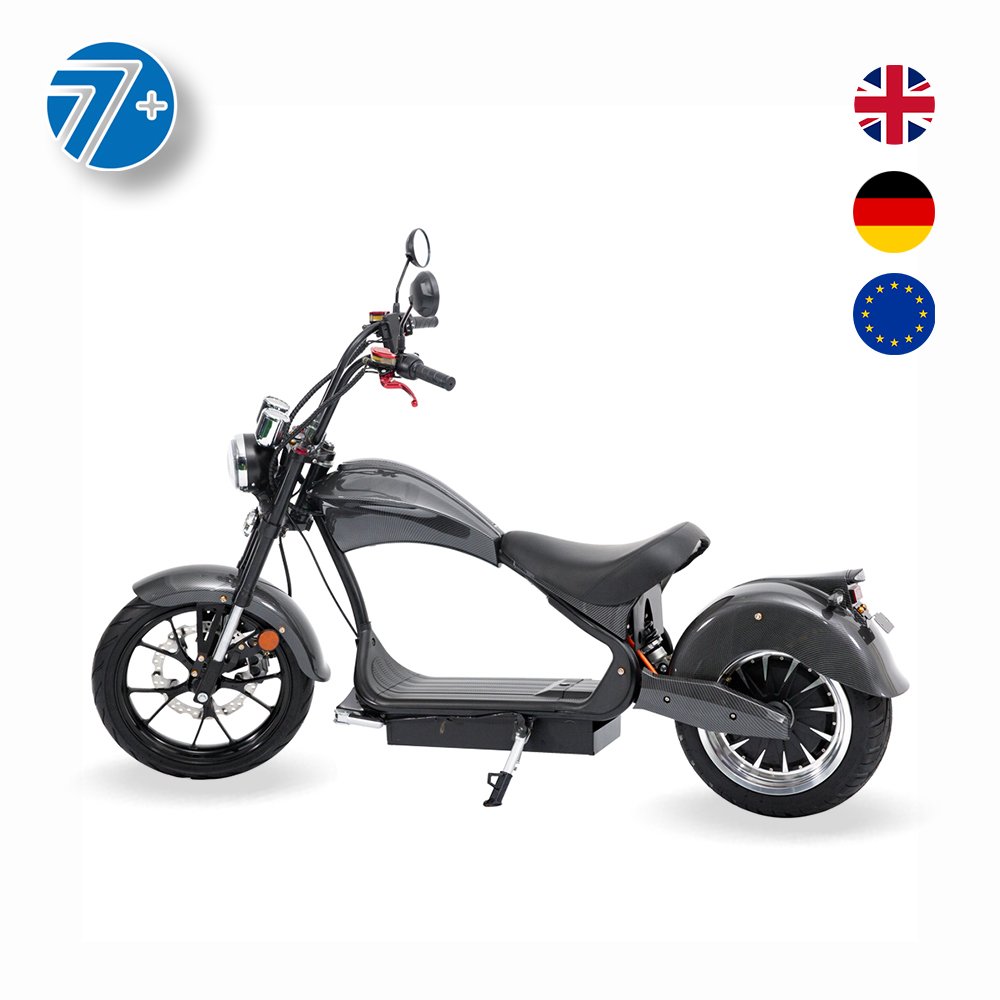 2023 Hot Selling 3000w 45km/h Electric Scooters Moped Motorcycle Citycoco MH3 Chopper Adult
