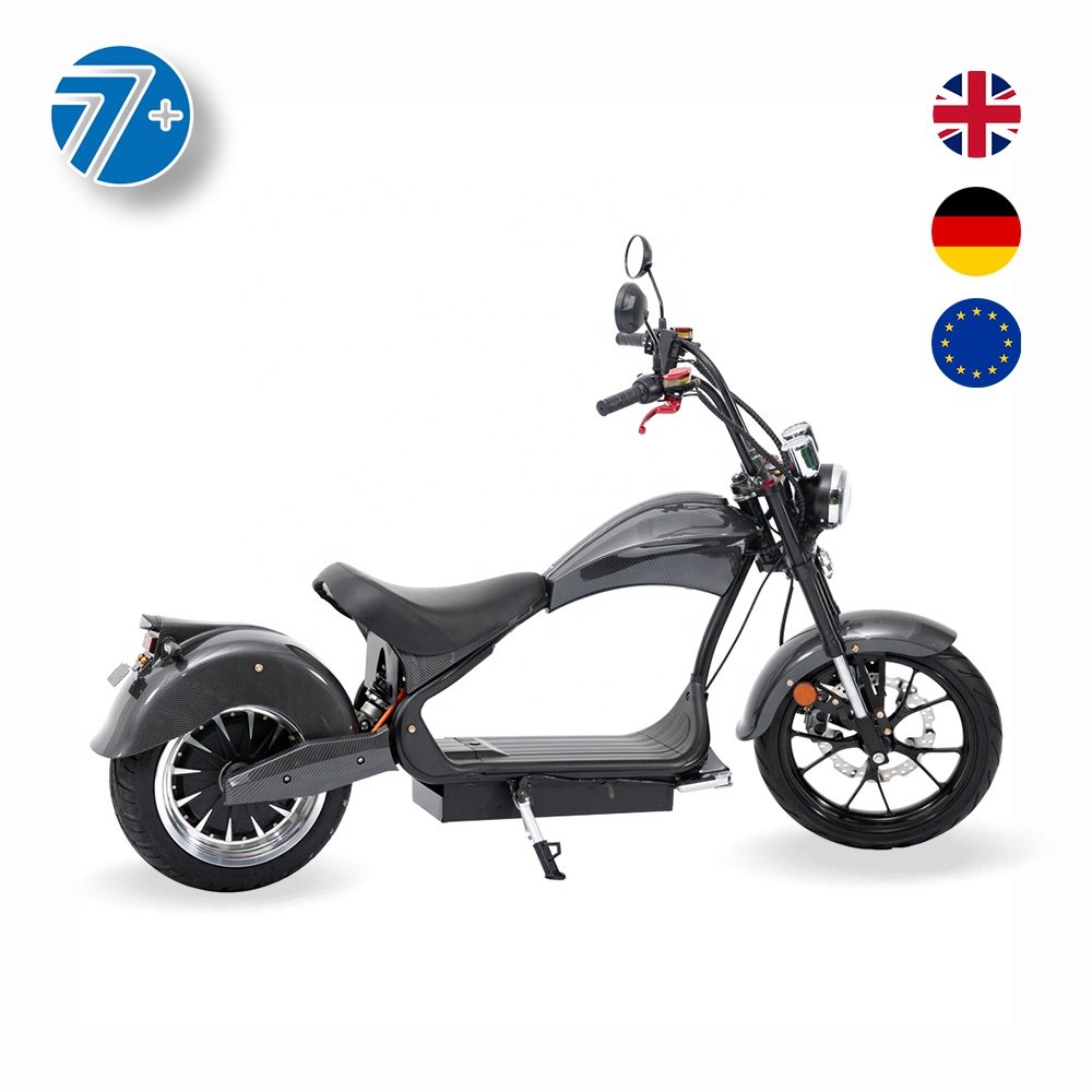 2023 Hot Selling 3000w 45km/h Electric Scooters Moped Motorcycle Citycoco MH3 Chopper Adult