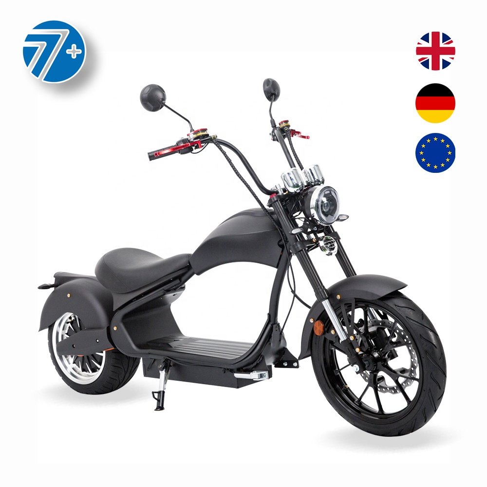 2023 Hot Selling 3000w 45km/h Electric Scooters Moped Motorcycle Citycoco MH3 Chopper Adult