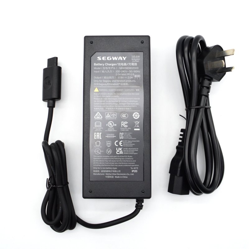 Battery Charger For Segway Ninebot Super Scooter GT1 GT2 Power Adapter Parts