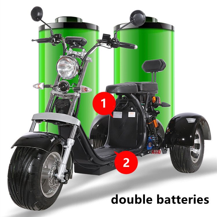 latest 3 wheel electric motorcycle scooter 120km 40kmh escooter 3000w with app control