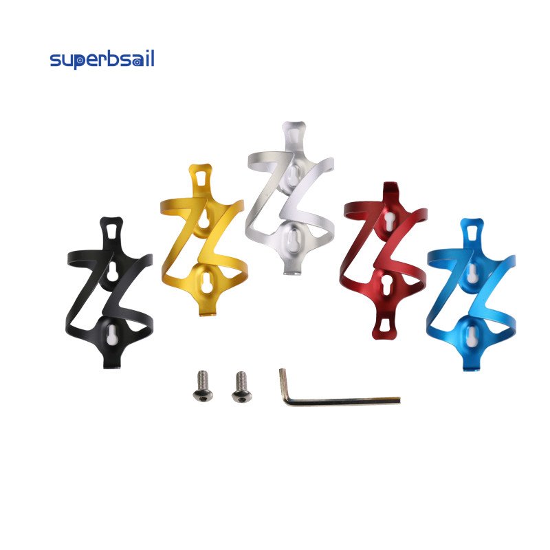 Superbsail Bicycle Water Bottle Holder Colorful Gradient Cycling Mountain Road Bike Flask Holder Rack MTB Bike Accessories