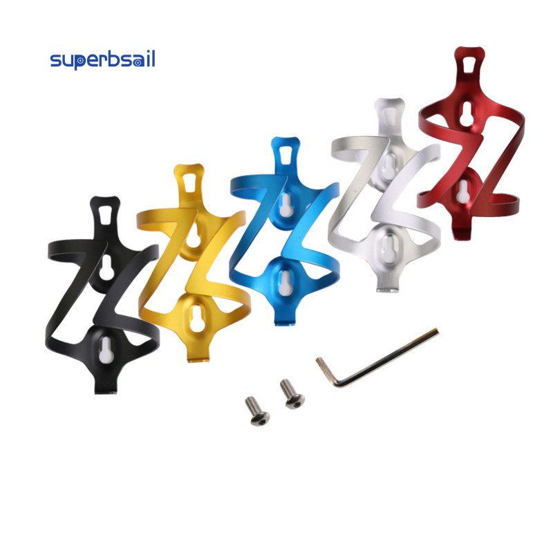 Superbsail Bicycle Water Bottle Holder Colorful Gradient Cycling Mountain Road Bike Flask Holder Rack MTB Bike Accessories
