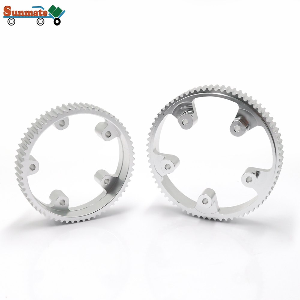 DIY Electric Skateboard Scooter Aluminum Plastic Driving Gear Flywheel Drive Belt Pulley Gearing