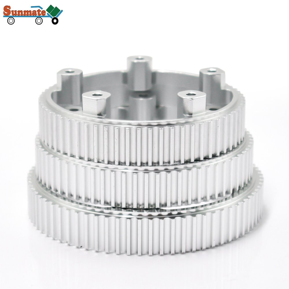 DIY Electric Skateboard Scooter Aluminum Plastic Driving Gear Flywheel Drive Belt Pulley Gearing