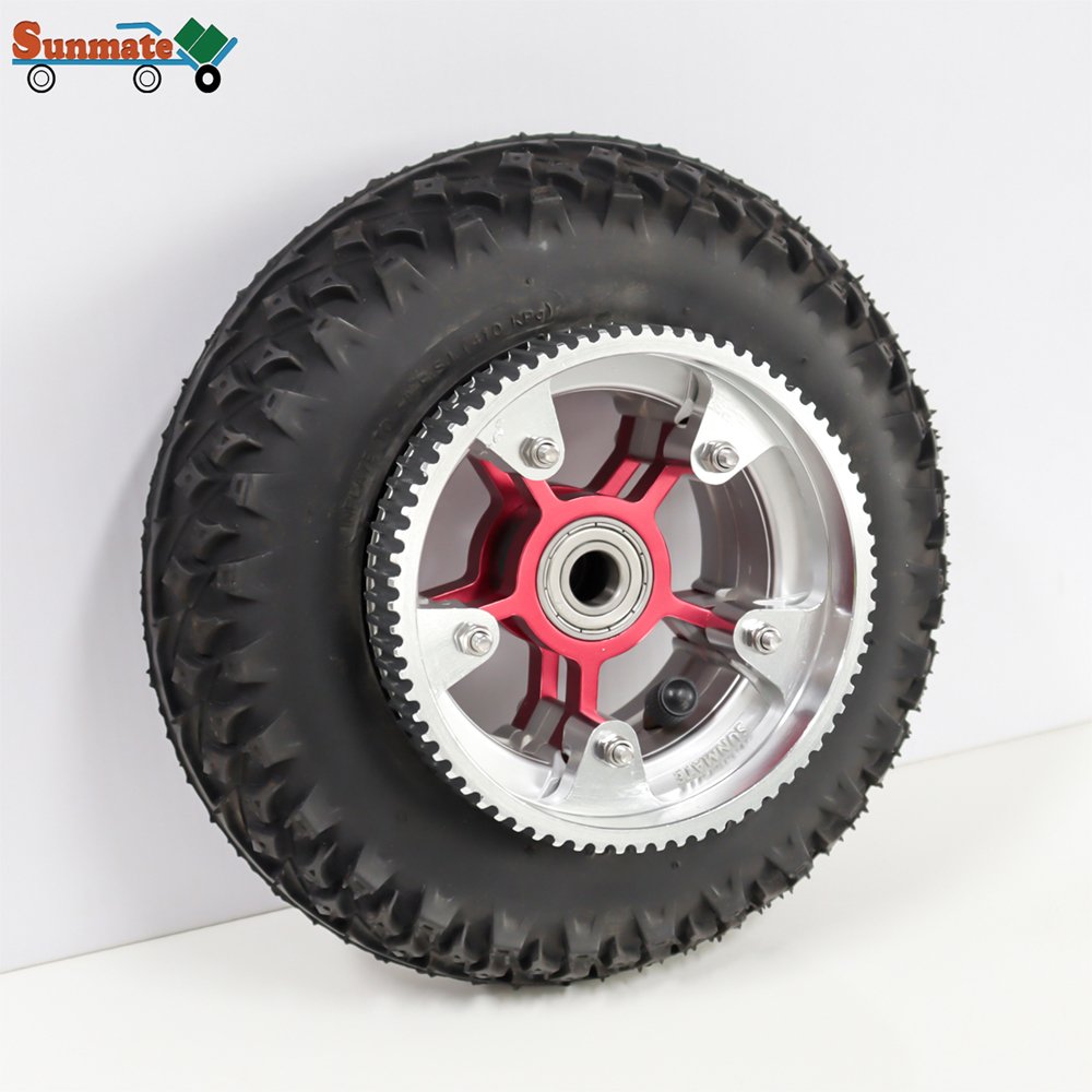DIY Electric Skateboard Scooter Aluminum Plastic Driving Gear Flywheel Drive Belt Pulley Gearing