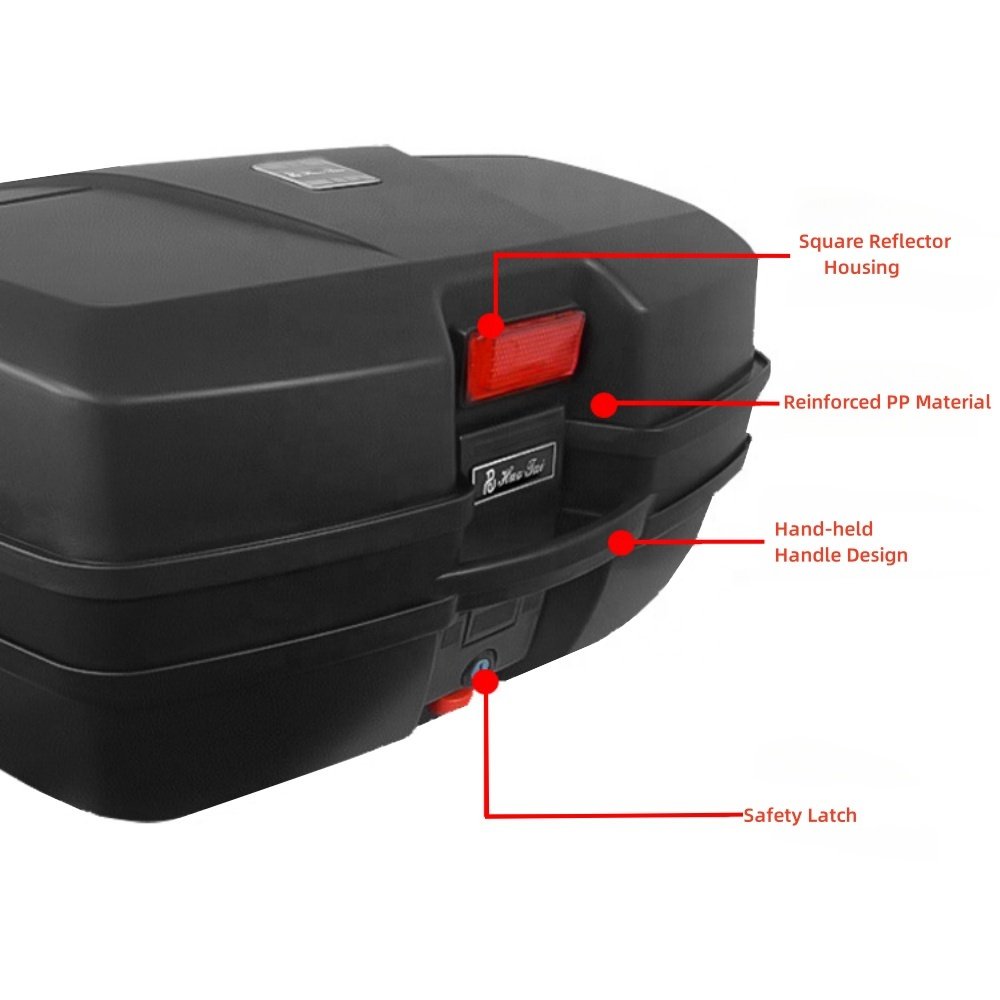 The Latest Universal Parts Plastic Motorcycle Tail Boxes For Tail Box Accessories Motorcycle Tail Box Backrest Big Space
