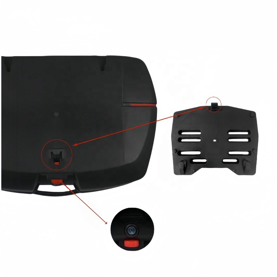 The Latest Universal Parts Plastic Motorcycle Tail Boxes For Tail Box Accessories Motorcycle Tail Box Backrest Big Space