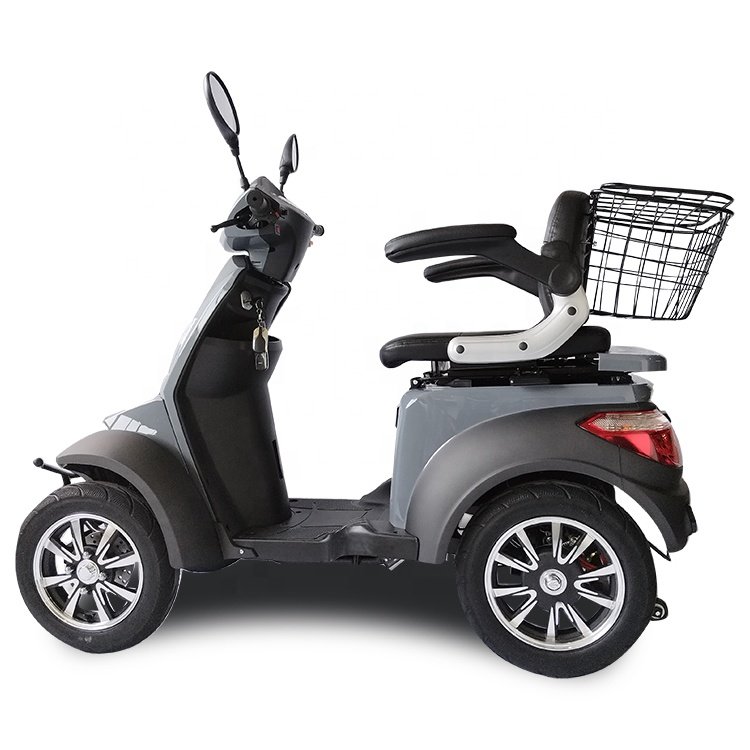 4 wheel electric scooter, 1000w power mobility scooter, high speed handicapped scooter for adults