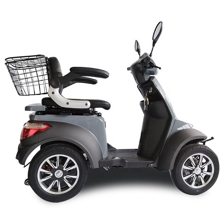 4 wheel electric scooter, 1000w power mobility scooter, high speed handicapped scooter for adults