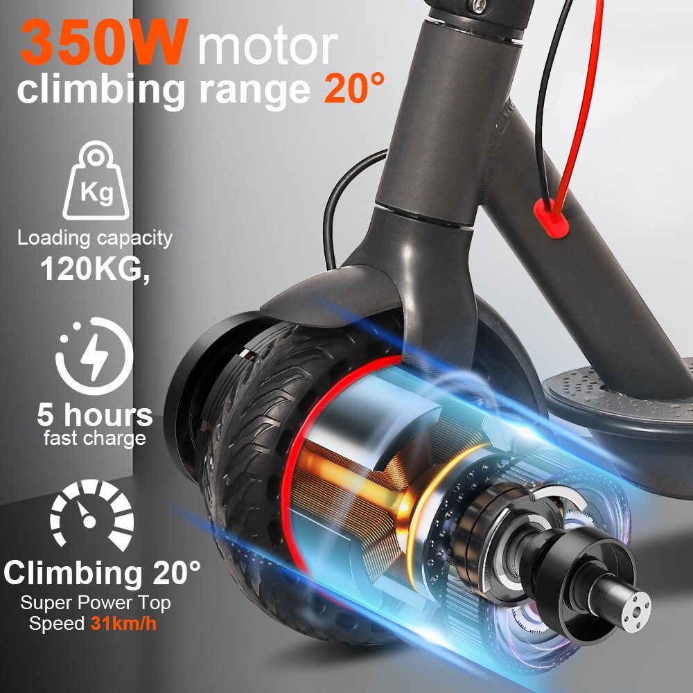 2024 new design cheap TUYA APP control e- bike 350w motor electric scooters two wheels electric scooter for adults