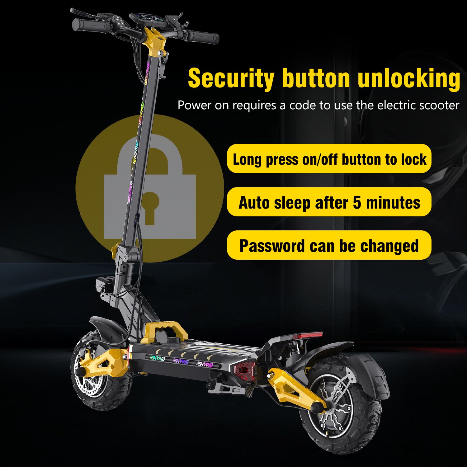 US EU UK Stock Powerful E Scooter iENYRID ES60 Manufacturers 2400W Dual Motor 60KMh Speed Folding Dual Motor Electric Scooter