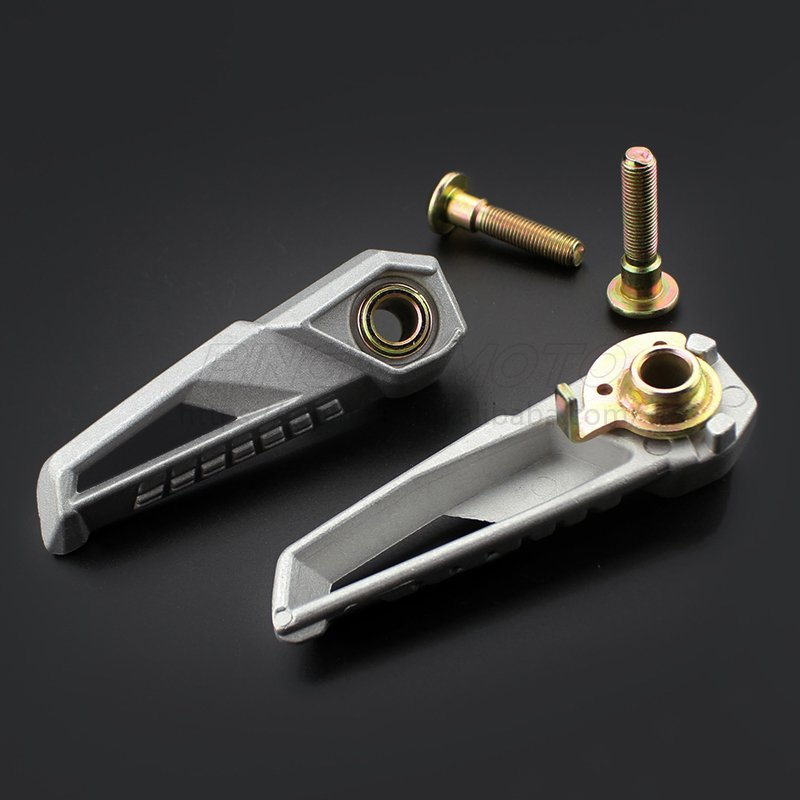 Aluminum Alloy Rear Footrest for 150cc BWS Electric Motorcycle Pedal with Bracket Mounting Motorcycle Body System Accessory