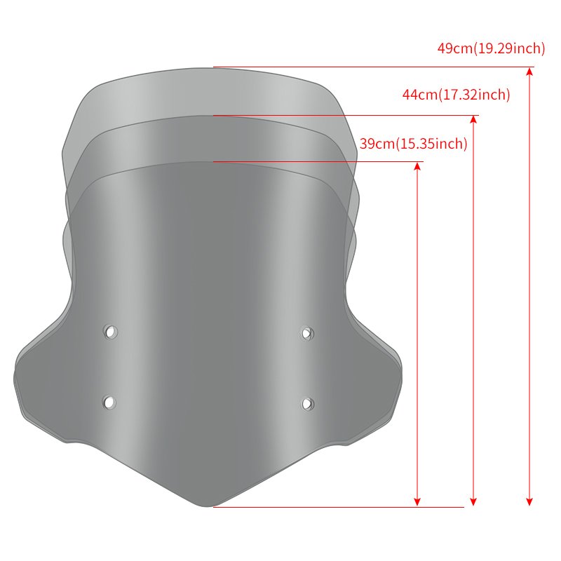Motorcycle Modified Parts Universal Windproof Windscreen For Harley Honda Suzuki KTM Cafe Racer