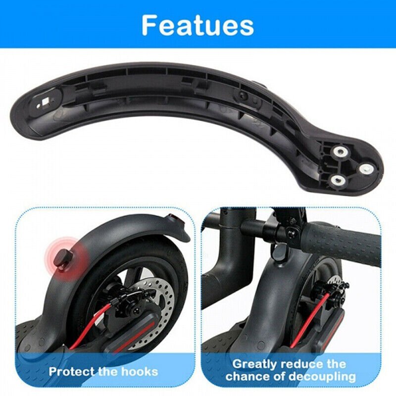 Rear Fender With Hook of scooter parts For m365/m365pro Electric Scooter Replacement Parts