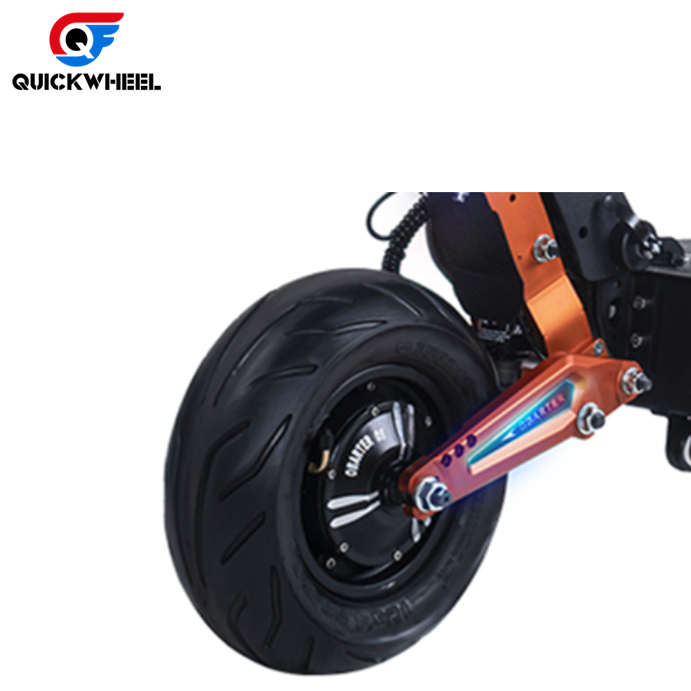 American Made Electric Scooter 48V 35Ah 5000W Dual Motor With Disc Mechanical Brake Kick Electric Bike Scooter