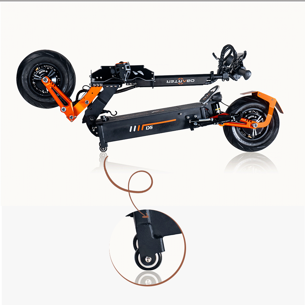 OBARTER D5 SUPER 48V 2500w*2 adults 300lbs top folding electric scooter