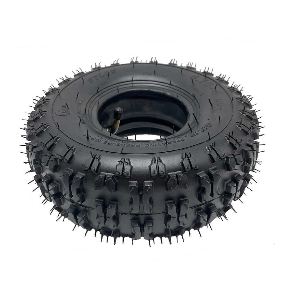 4.10-4 Inner and Outer Tyre Pneumatic Tire for ATV Quad Go-Kart 47cc 49cc Gas/electric Scooter Parts