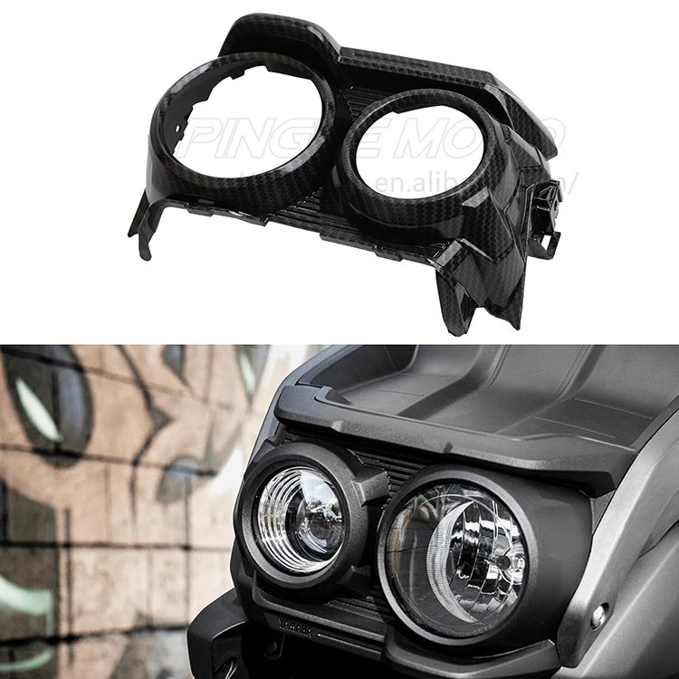 Tank Motorcycle High Quality Carbon Fiber Headlight Cover Front end headlight guards Zuma 125 Accessories