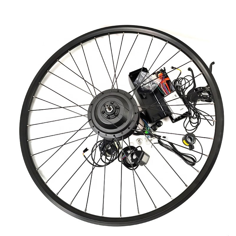 350W 24V 36V 48V Rear drive Rotary flywheel hub motor kit for Electric Bikes Parts Repair Replacement Conversion Kit