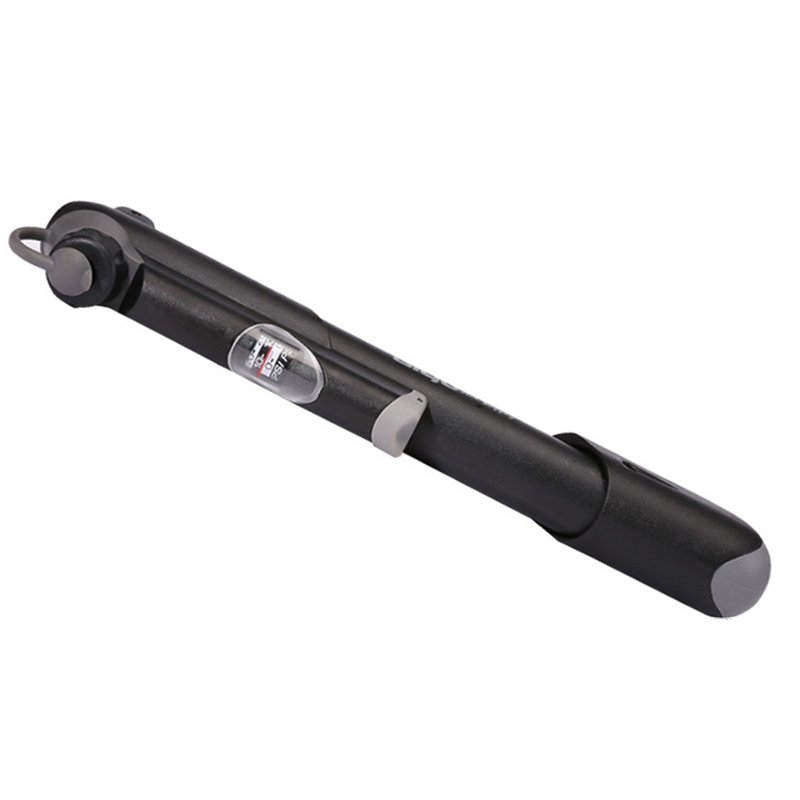 New Image Bicycle Mini Air Pump Compact Portable Road Mountain Bike Cycling Scooter Pump Pressure Gauge Bike Electric Pump Air