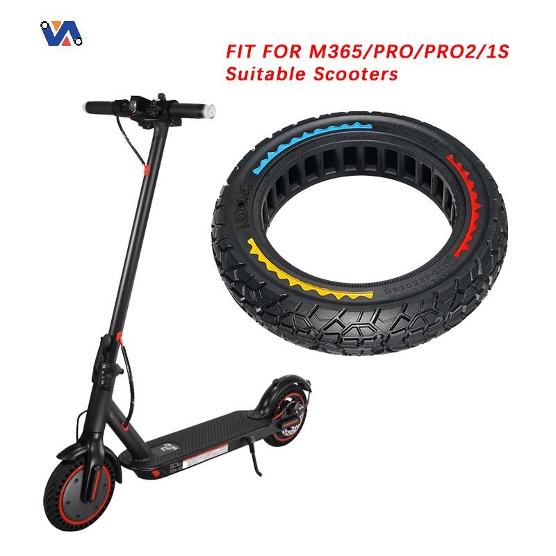 EU warehouse Stock Damping Durable 8.5*2 off-road solid tire Colorful for M365/PRO/PRO2/1S/Gotrax G4/Xr/V2 Electric Scooter