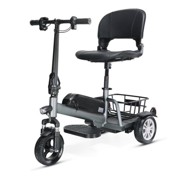 Mobility 3 wheel outdoor foldable electric scooter with seat for adult and elderly