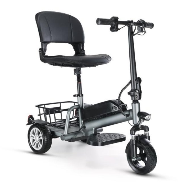 Mobility 3 wheel outdoor foldable electric scooter with seat for adult and elderly