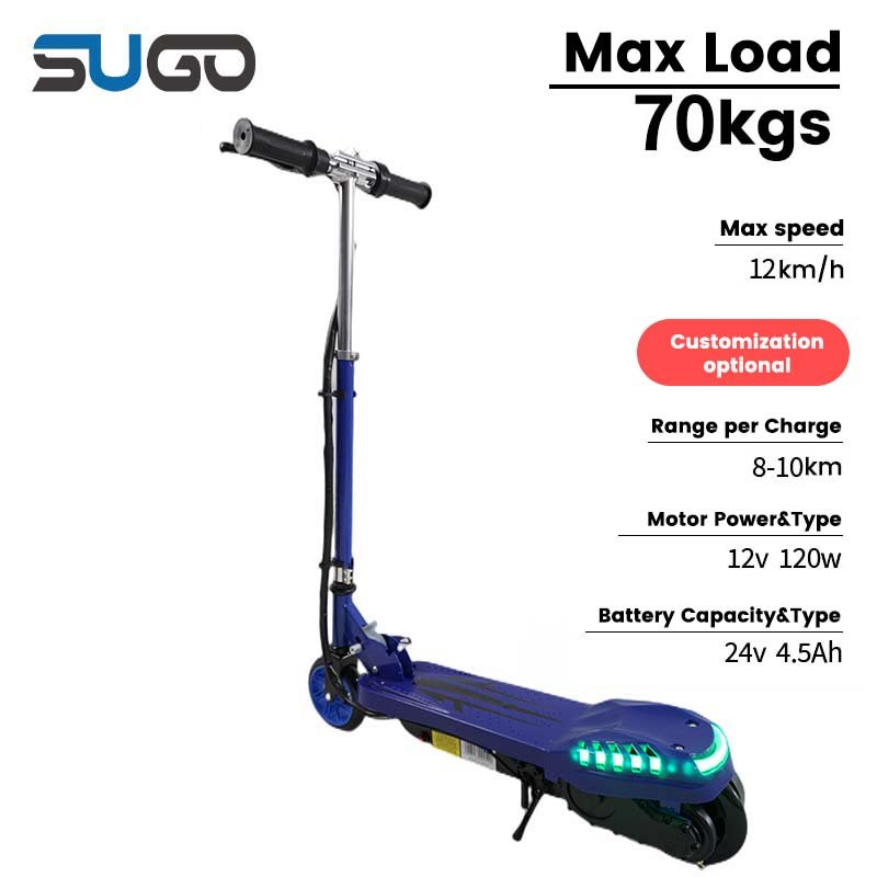 Top-ranked Products Foldable Electric Scooter Led Light Aluminum Handlebar Electric Scooter For Kids