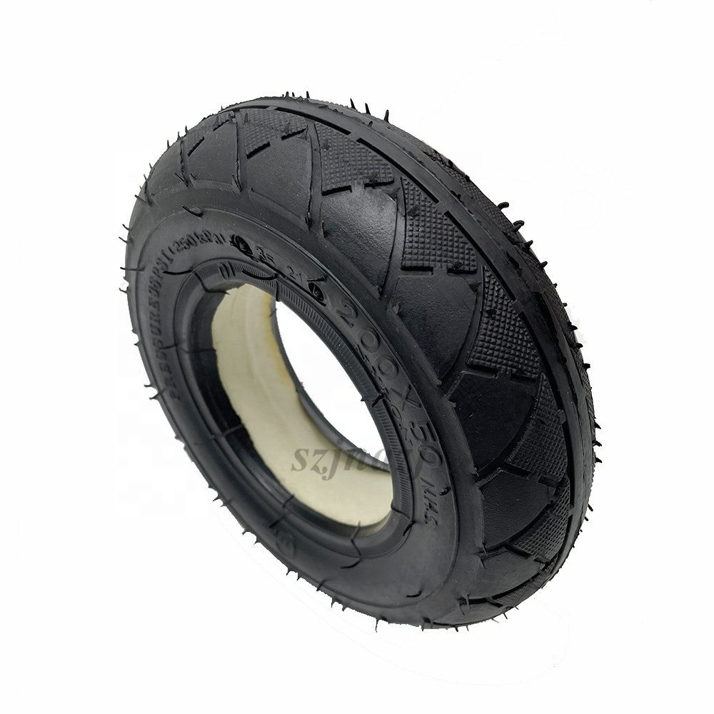 8 Inch 200x50 Solid Tire Polyurethane Foam Filled Explosion-Proof Tyre for Mini Electric Scooter Parts