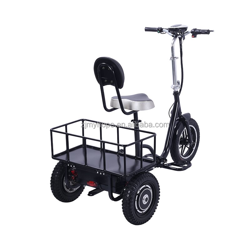 500W48V mini electric scooter with cargo box YXEB-715B
