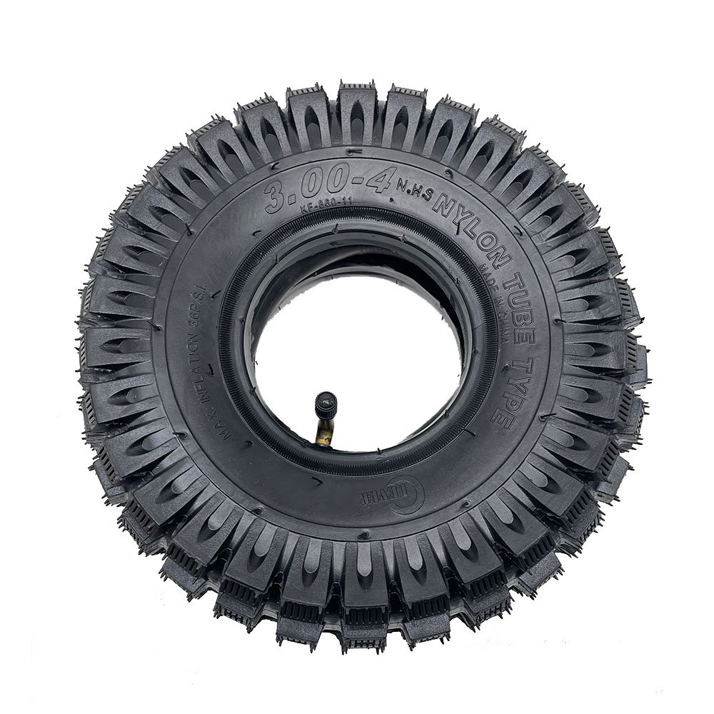 3.00-4 Pneumatic Tire Off-road Inner and Outer Tyre for Gas/electric Scooter ATV Go-kart Parts