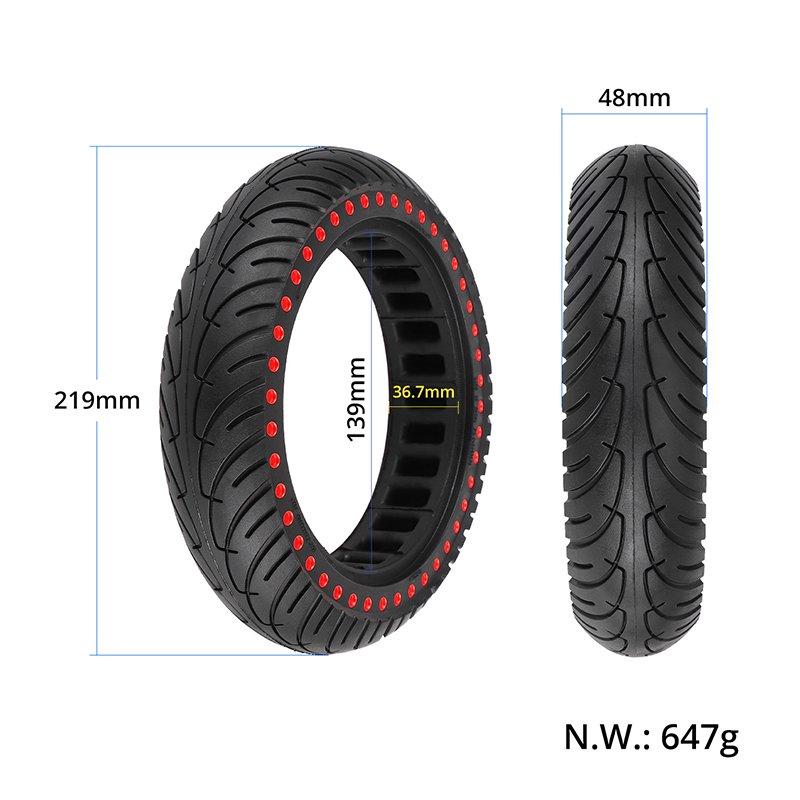High Quality 8.5*2 Colorful Inner Honeycomb Solid Tire Is Used For M365 Electric Scooter Accessories and Parts