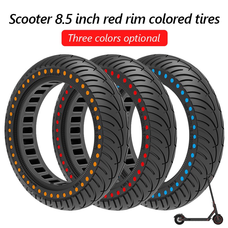 High Quality 8.5*2 Colorful Inner Honeycomb Solid Tire Is Used For M365 Electric Scooter Accessories and Parts