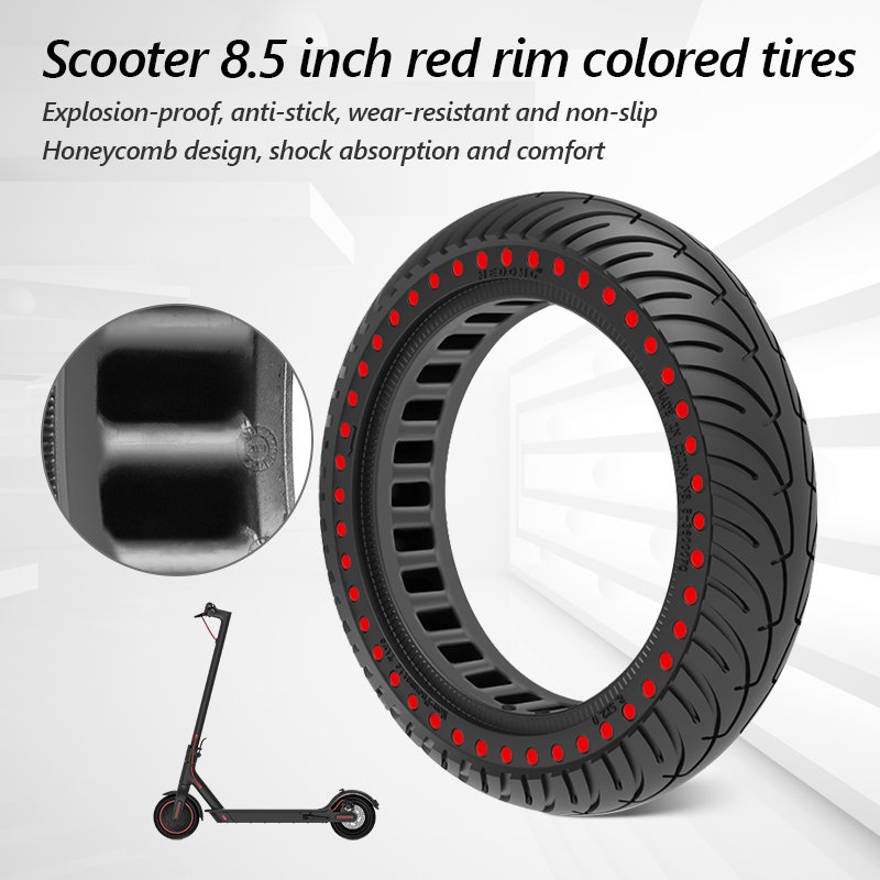 High Quality 8.5*2 Colorful Inner Honeycomb Solid Tire Is Used For M365 Electric Scooter Accessories and Parts